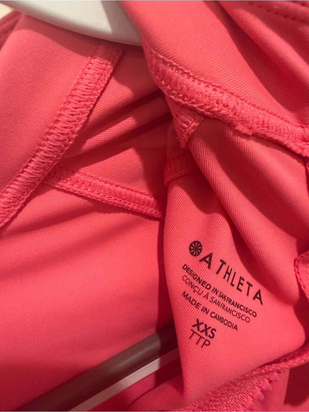 Athleta North Point Rash Guard Pink